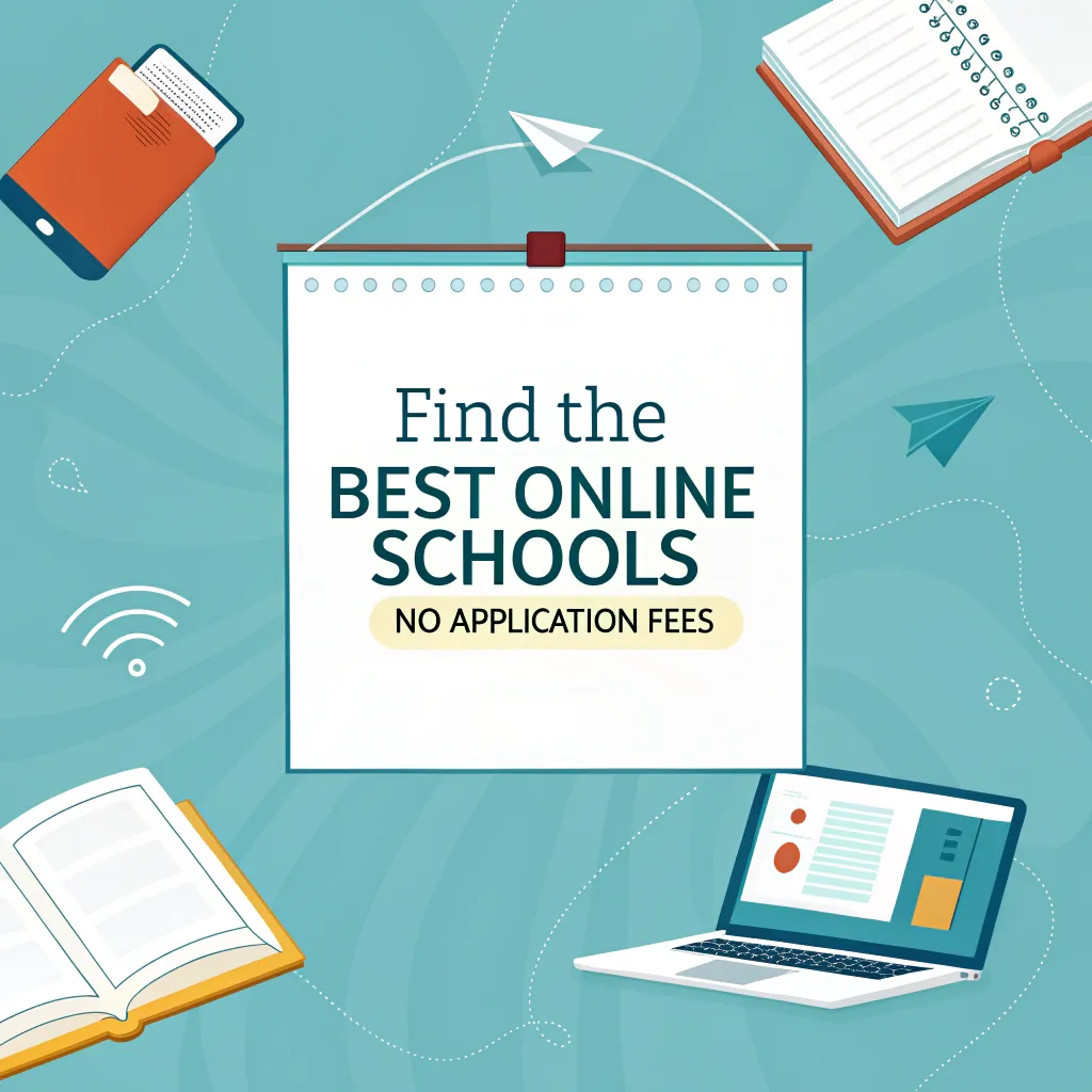 Find the Best Online Schools No Application Fees