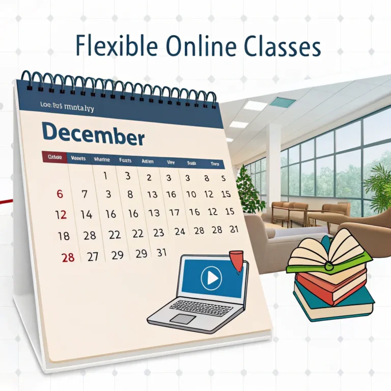 online classes starting in december